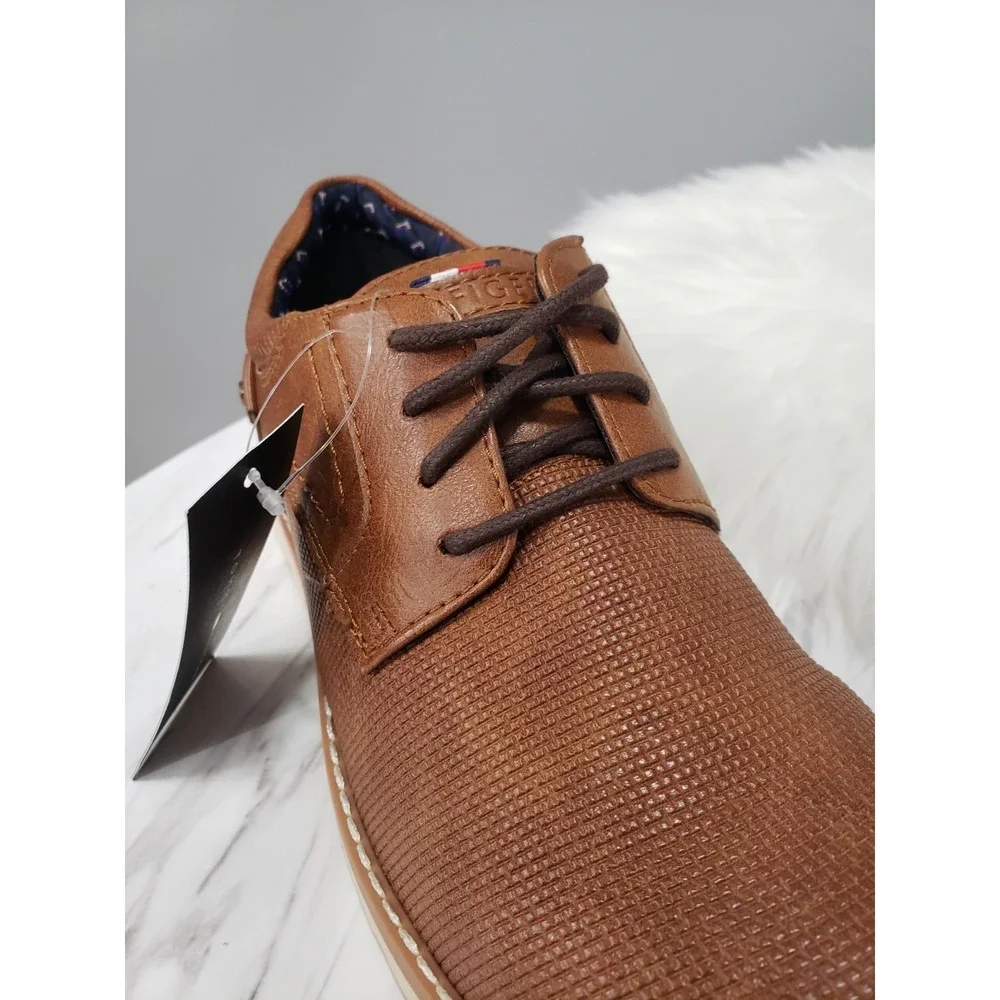 NEW NO BOX SIZE 8.5 Tommy Hilfiger‎ Nemoza Oxford MEn's Dress Shoes Brown